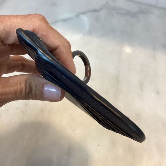 Kate Spade Floral Card Holder Key Chain Leather Wallet - Picture 4 of 9